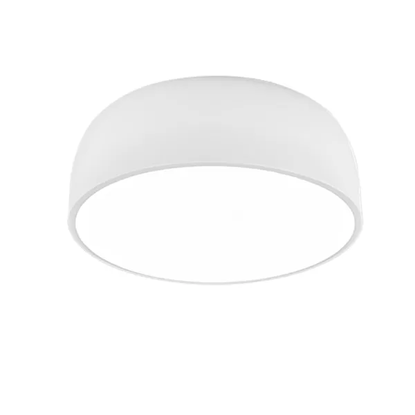 Image of Baron Modern 4 Light Cylindrical Ceiling Light White Matt