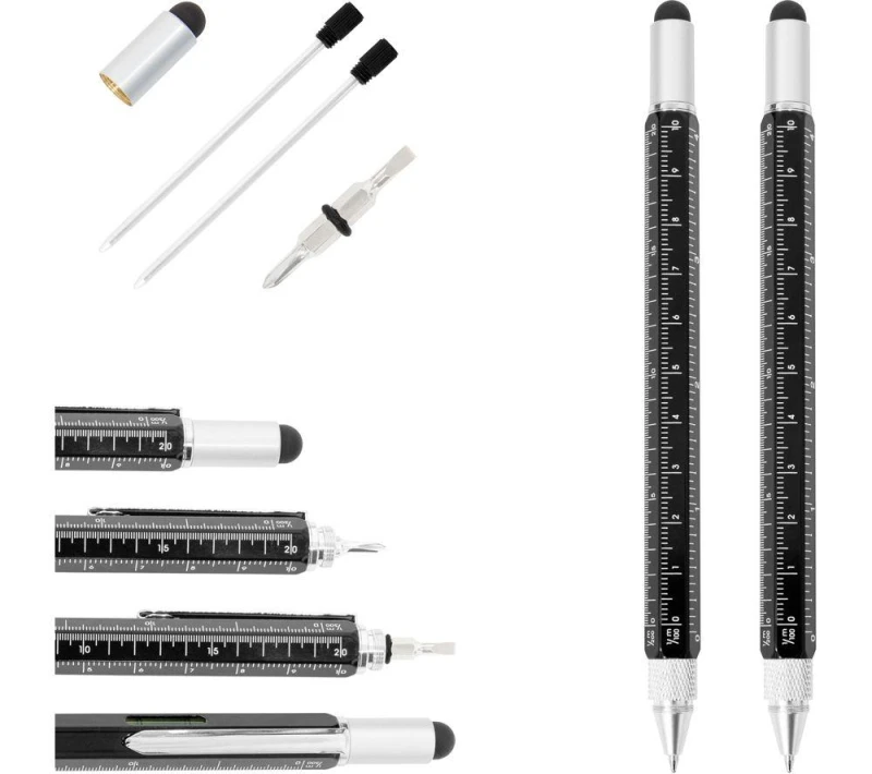 Image of GLOBAL GIZMOS 51319 6-in-1 Tool Pen - Twin Pack 5025301513191