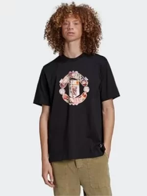 Image of adidas Manchester United CNY Jersey, Black, Size L, Men