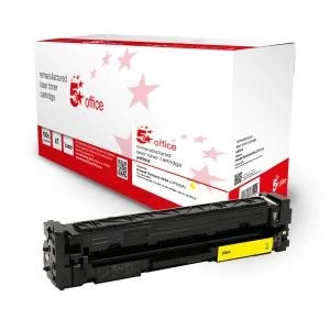 Image of 5 Star Office HP 205A Yellow LaserJet Toner Ink Cartridge