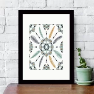 Image of SC613261529 Multicolor Decorative Framed MDF Painting