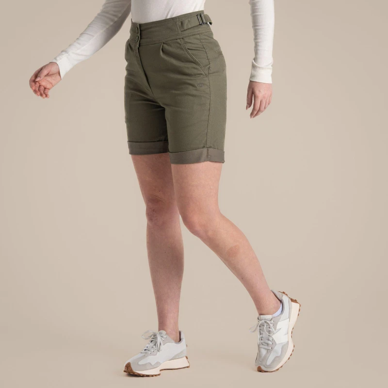 Image of Craghoppers Womens Araby Shorts 16 - Waist 32' (81cm) Wild Olive CWJ1344-CZL-16