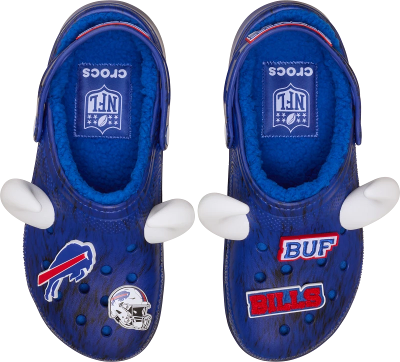Image of Crocs Unisex NFL Buffalo Bills Classic Lined Clogs Multi M11