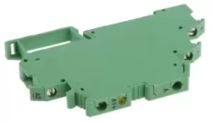 Image of Phoenix Contact Optocoupler, Max. Forward 24 V, Max. Input 6 mA, 80mm Length, DIN Rail Mounting Style