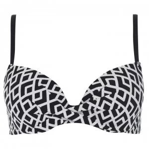 Image of Dorina Pal Jacquard Bikini Top - BLACKGRAPHIC508