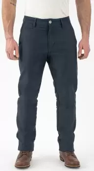 Image of Rokker Navy Chino Motorcycle Textile Pants, blue, Size 30, blue, Size 30