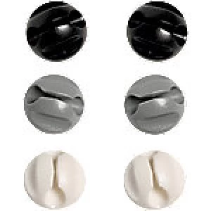 Image of D-Line Cable Tidy Assorted 2.5 x 2cm 6 Pieces