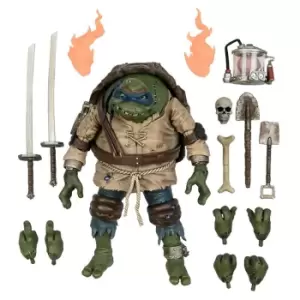 Image of NECA Teenage Mutant Ninja Turtles TMNT x Universal Monsters Leonardo as The Hunchback Ultimate 7" Scale Action Figure