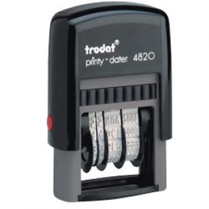 Image of Trodat Ecoprinty 4820 Date Stamp Black 4 mm