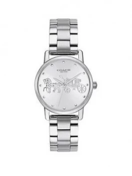 Image of Coach Coach Silver Dial Stainless Steel Bracelet Watch