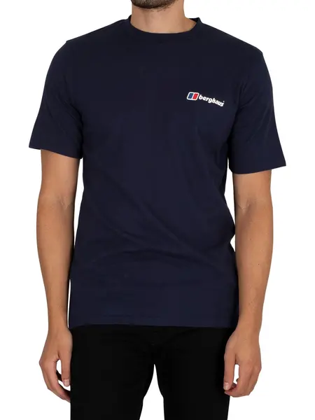 Image of Berghaus Organic Logo T-Shirt Dark Blue S