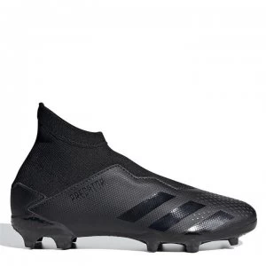 Image of adidas Predator 20.3 Laceless Childrens FG Football Boots - Black