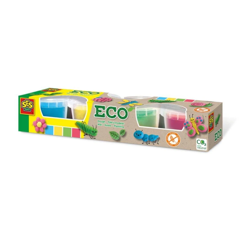 Image of SES Creative Eco dough 4x90gr Multi unisex One Size