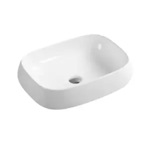 Image of Limoge Ceramic Domed Oblong Countertop Basin