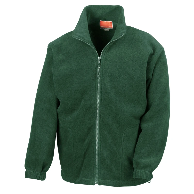 Image of Result Result Men Polartherm Fleece Jacket in Green Size: X-Small Green XS Male 5063527289926