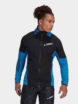 Image of adidas Tr Flooce Hoodiej, Blue/Black Size M Men