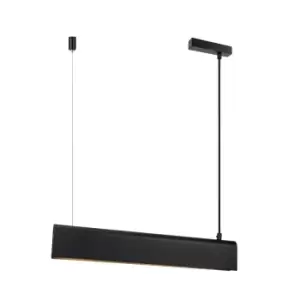 Image of Beau Bar Pendant Ceiling Light Black 2700K S14S