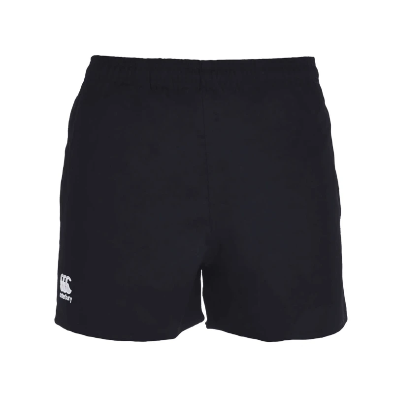 Image of Canterbury Canterbury Men Professional Polyester Shorts in Black Size: X-Large Black XL Male 5063238854680