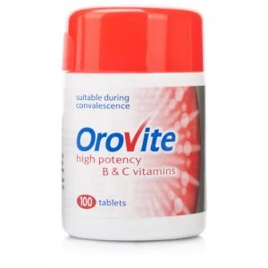 Image of Orovite High Potency B & C Vitamin 100 Tablets