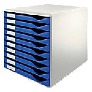 Image of Leitz Filing Drawers Blue 28.5 x 35.5 x 29 cm