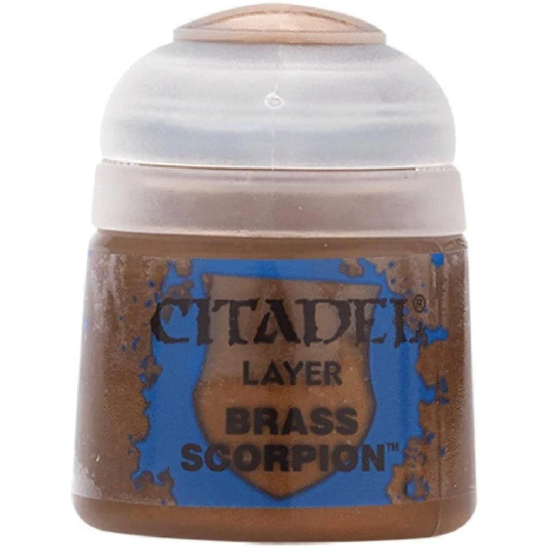 Image of Citadel Games Workshop Colour Layer: Brass Scorpion (12ml) Paint Multi