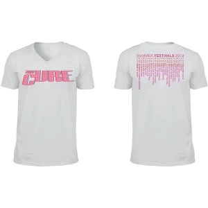 Image of The Cure - Neon Logo Unisex XXX-Large T-Shirt - White