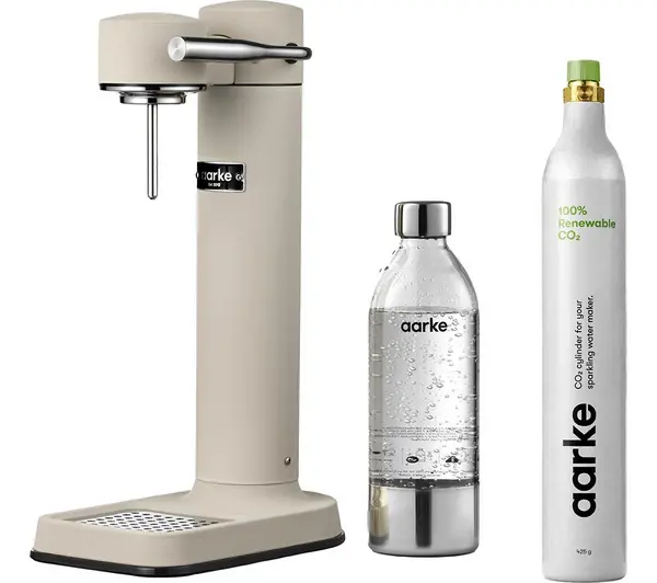 Image of AARKE Carbonator 3 Sparkling Water Maker - Sand, Cream,Brown 7350091794306