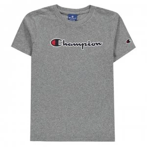 Image of Champion Logo T-Shirt - Grey GRJM EM525