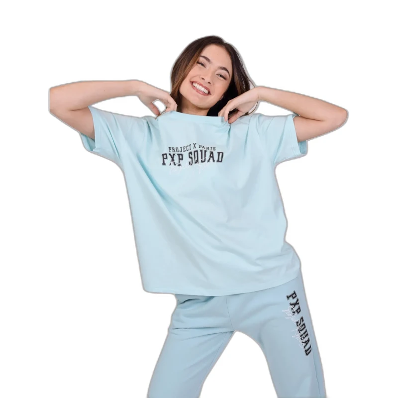 Image of Project X Paris Womens T-Shirt Project X Paris squad Bleu Female XS