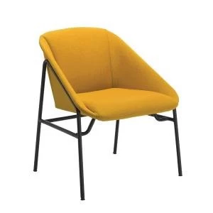 Image of Jemini Mustard Bistro Reception Armchair Seat height 430mm KF79231