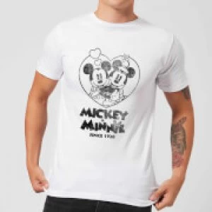 Image of Disney Minnie Mickey Since 1928 T-Shirt - White - 4XL
