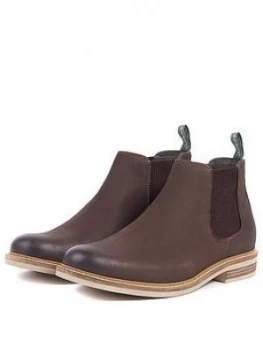 Image of BARBOUR Penshaw Lightweight Chelsea Boot Dark Brown Size 7 Men
