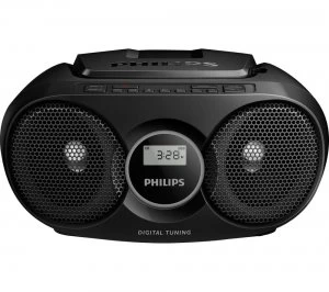 Image of PHILIPS AZ215B/05 FM Boombox - Black