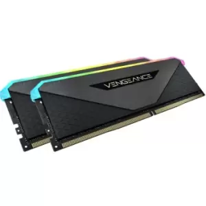 Image of Corsair Vengeance RGB RT 16GB Memory Kit (2 x 8GB) DDR4 3200MHz (PC4-25600) AMD Optimised Black