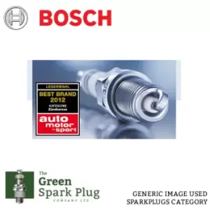 Image of Bosch 0242255511 / FR3KII332 Double Iridium Spark Plug Petrol Ignition Part