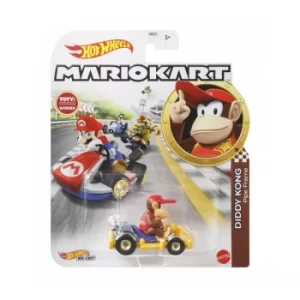 Image of Hot Wheels Mario Kart Diddy Kong Figure