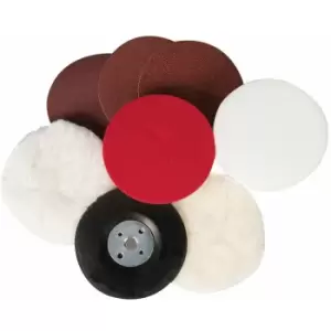 Image of Silverline - Sanding & Polishing Kit 8pce - 180mm