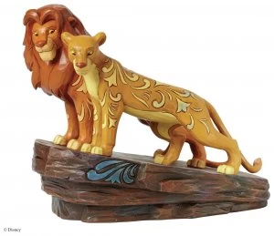 Image of Disney Traditions Love at Pride Rock Simba and Nala Figurine