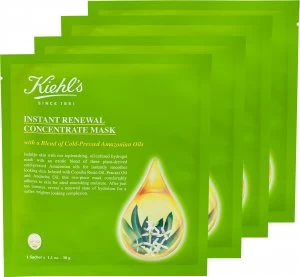 Image of Kiehl's Instant Renewal Concentrate Mask 4 Sachets x 30g