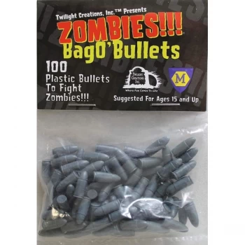 Image of Zombies Bag O Bullets 100 Plastic Bullets Roleplay Fun Game Ages 15