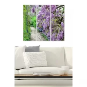 Image of MDF274732700 Multicolor Decorative MDF Painting (3 Pieces)