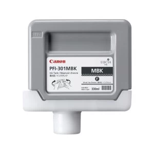 Image of Canon PFI301MBK Matte Black Ink Cartridge
