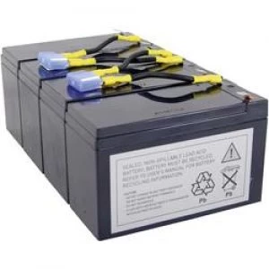 Image of UPS battery Conrad energy replaces original battery RBC8 Suitable for model SU