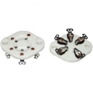 Image of Vacuum Tube Valve Holder Base UX 5 Fitting type details Chassis Description Ceramic