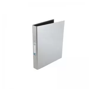 Image of Oxford 25mm 2 O-Ring Binder A4 Plus Metallic Silver 400017759 BX10405