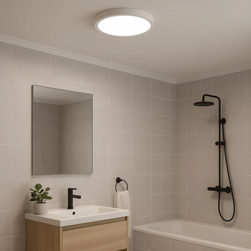 Image of EGLO Eglo Fueva 6-Z Smart Control RGB IP44 Plastic Ceiling Light, 27.8cm White White One Size Unisex 9008606330553