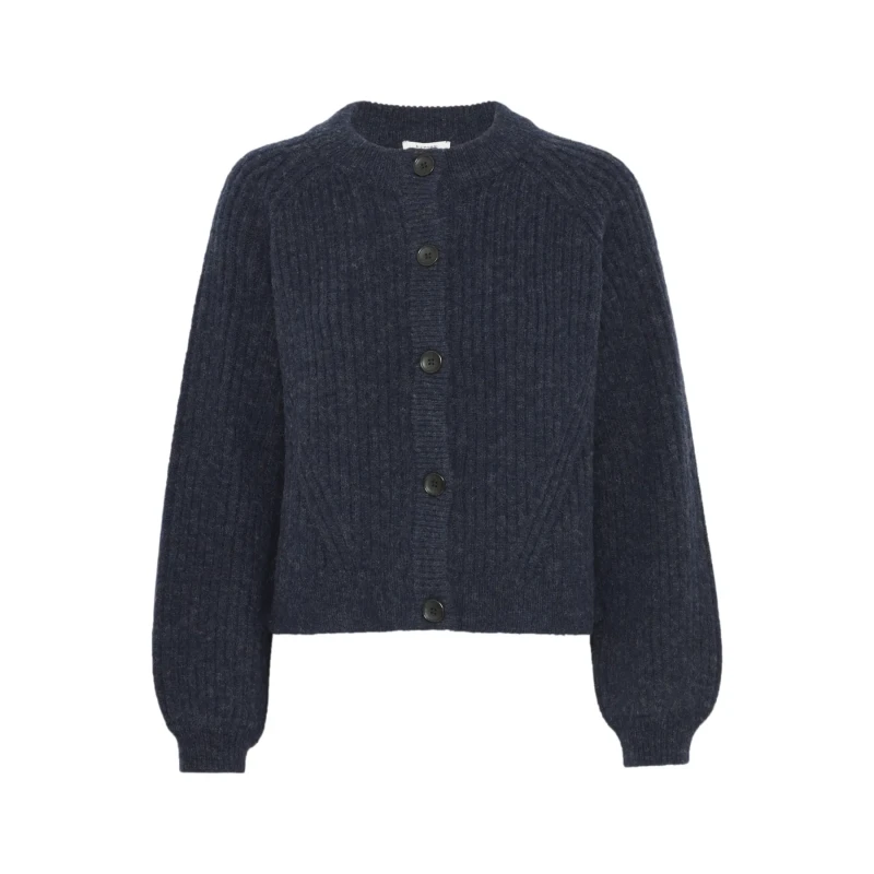 Image of b.Young Womens short cardigan b.young Nello Bleu Female XS