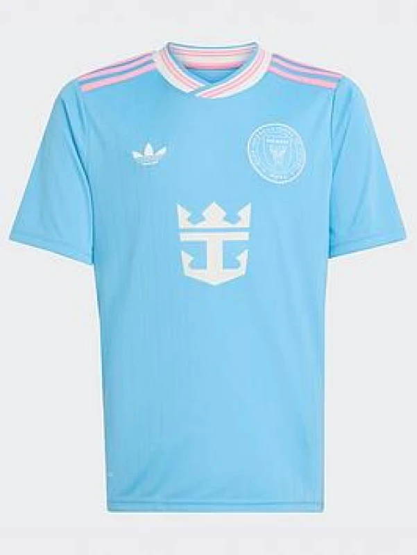 Image of adidas Inter Miami Third Shirt 2025 2026 Juniors - Blue Male 7 - 8 Years