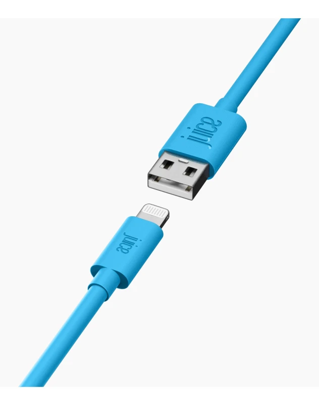 Image of Juice Juice ECO Apple Lightning Charging Cable 3m JUI-CABLE-LIGHT-3M-RND-ECO-AQA