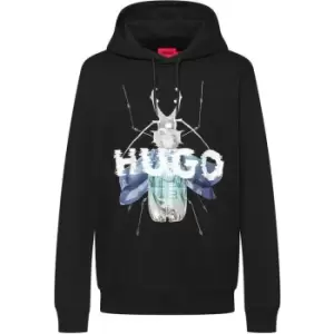 Image of Hugo Boss Dyberbug Hoodie Mens - Black
